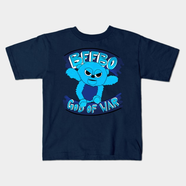 Beebo - God of War Kids T-Shirt by Purgatory_Feminist